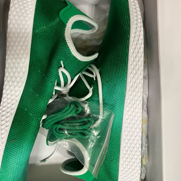Green and White Pharrell Williams Sneakers - Picture 5 of 9